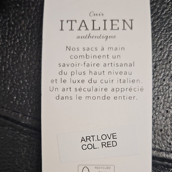 Anna Paola Genuine Leather Cross Body Or Top Handle Bag NWT - Picture 8 of 8